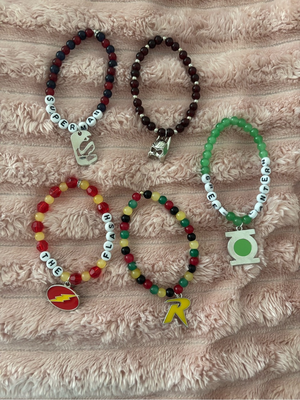 DC Fandom Vibes Handcrafted Bracelets by me- Pick one
